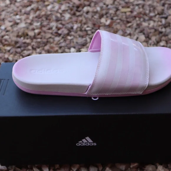 Adidas Women's Adilette Comfort Slide Sandal - Picture 3 of 6